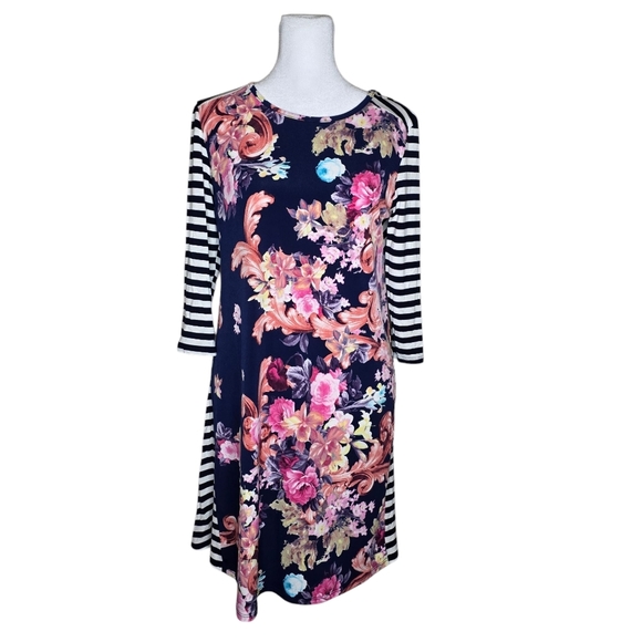 Egs California Spring Time Easter Dress Floral Dress Size Small - Picture 1 of 6